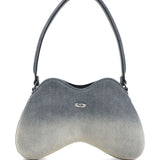 Diesel double-d denim shoulder bag