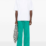 Marni logo-patch polo shirt