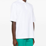 Marni logo-patch polo shirt