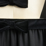 Valentino crepe couture short dress with bows