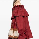 Valentino Garavani Rockstud canvas bucket bag
