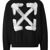 Spray Arrow Off White Sweatshirt Monogrammed Emblem