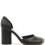 MM6 Maison Margiela Black Asymmetric Heel Pumps
