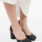 MM6 Maison Margiela Black Asymmetric Heel Pumps
