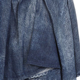 Diesel Asymmetric Mini Skirt in Blue