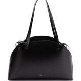 Jil Sander Black Drawstring Tote Bag