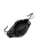 Jil Sander Black Drawstring Tote Bag