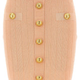 Balmain Powder Pink Knitted Mini Skirt