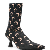Marine Serre 60mm moon-printed jersey boots