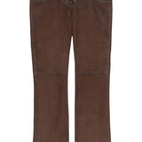 Isabel Marant Cognac Lace Up Trousers