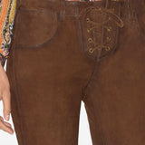 Isabel Marant Cognac Lace Up Trousers