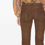 Isabel Marant Cognac Lace Up Trousers
