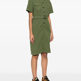 Woolrich belted waist shirt dress