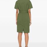Woolrich belted waist shirt dress
