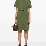 Woolrich belted waist shirt dress