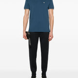 Emporio Armani embroidered logo polo shirt