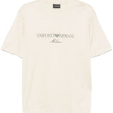 Emporio Armani logo-embroidered T-shirt