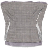 Ottolinger Dark Grey Plaid Check Corset