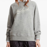 Woolrich Charcoal Graphic Chest Logo Sweatshirt