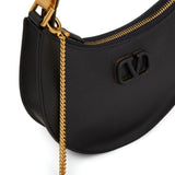 Valentino Garavani Blackened VLogo Signature Hobo Bag