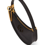 Valentino Garavani Blackened VLogo Signature Hobo Bag