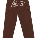 Icecream Chocolate Brown Concealed Fly Trousers