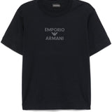 Emporio Armani Jersey T-shirt with rubberised logo