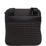 Emporio Armani all-over logo crossbody bag