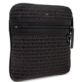 Emporio Armani all-over logo crossbody bag