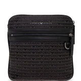 Emporio Armani all-over logo crossbody bag