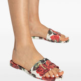 Dolce & Gabbana floral-print slides