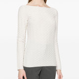 Emporio Armani Jacquard boat-neck top