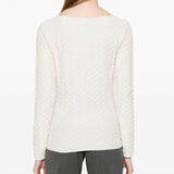 Emporio Armani Jacquard boat-neck top