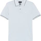Emporio Armani logo print cotton polo