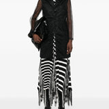 Comme Des Garçons Black Mesh Coat