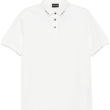 Emporio Armani Jersey polo with logo collar