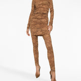 Dolce & Gabbana Short floral lace dress