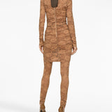 Dolce & Gabbana Short floral lace dress