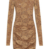 Dolce & Gabbana Short floral lace dress