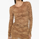 Dolce & Gabbana Short floral lace dress