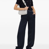 Emporio Armani Jet-Black Eagle Embroideries Jumper