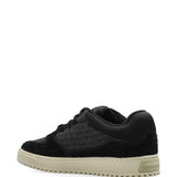 Emporio Armani Sneakers in jacquard fabric with logo lettering and suede