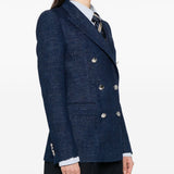 Tagliatore Blue Double Breasted Jacket