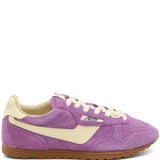 Autry Purple Windspin Premium Leather Sneakers