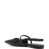 Brunello Cucinelli Black Slingback Ballerina Shoes
