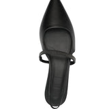 Brunello Cucinelli Black Slingback Ballerina Shoes