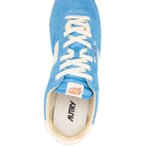 Autry Pacific Blue Windspin Leather Sneakers