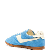 Autry Pacific Blue Windspin Leather Sneakers