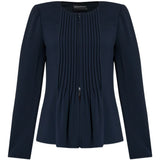 Emporio Armani Jacket in fluid woven fabric with pleats