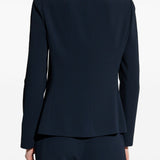 Emporio Armani Jacket in fluid woven fabric with pleats